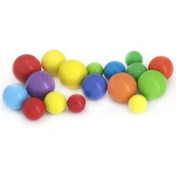 30-100PCS Metal Colored Paint Steel Ball Smooth Loose Space Beads 5mm 6mm 7mm 8 mm Solid Beads Without Holes Toy Bead Wholesale