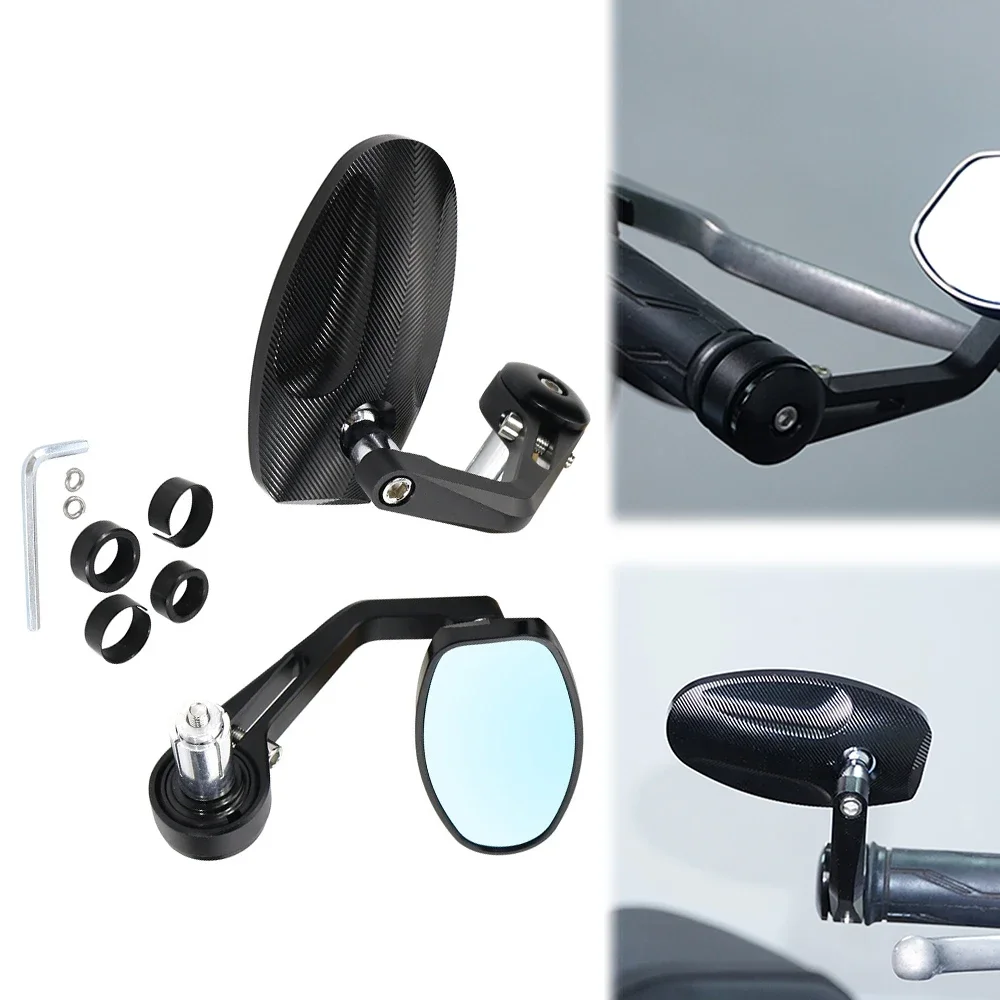 

Bar End Mirror Cafe Racer For BMW S1000R Nine-t 2014-2021 Motorcycle Accessories Handle Bar Rearview Side Mirrors CNC Aluminum