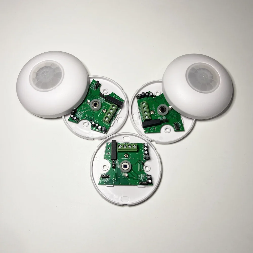 1Pcs Indoor 360° Ceiling PIR Motion Detector Movement Alarm Infrared Sensor Light Switch NC/NO Relay Output PNP/NPN Optional