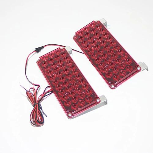 Imagen 2 del producto Caja de centinela roja ultrafina, luz de flash LED para coche, SUV, Truc, 12V, 24V, Flash alternante, luz de advertencia, luz de señal de barricada, azul