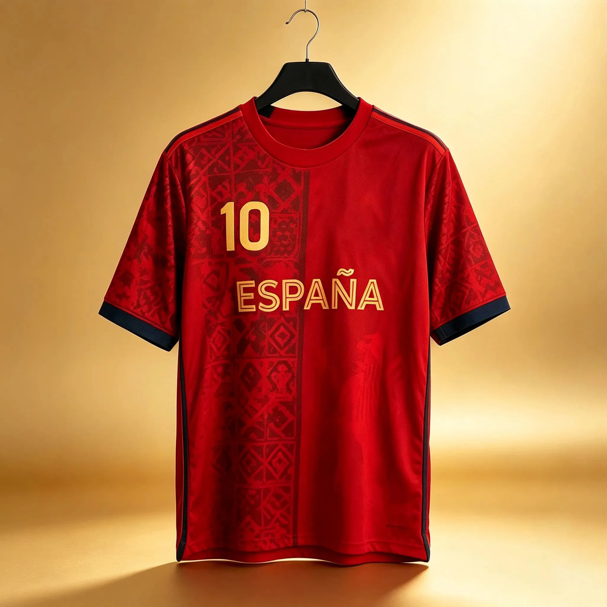 2026 Men's and Women's Universal Spanish No. 10 Football Training Shirt Quick-Dry Sports Clothing for Matches