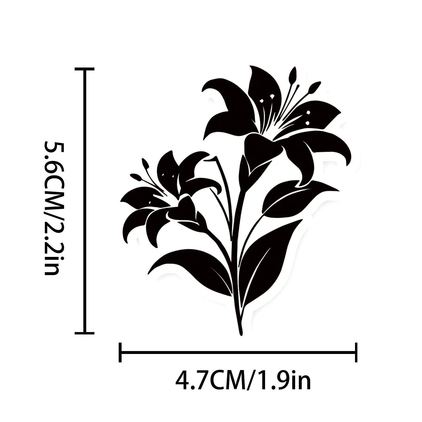 

10/50PCS Cartoon Black and White Plant Stickers Cool Doodle DIY Skateboard Helmet Scrapbook Refrigerator Transparent Decal Toy