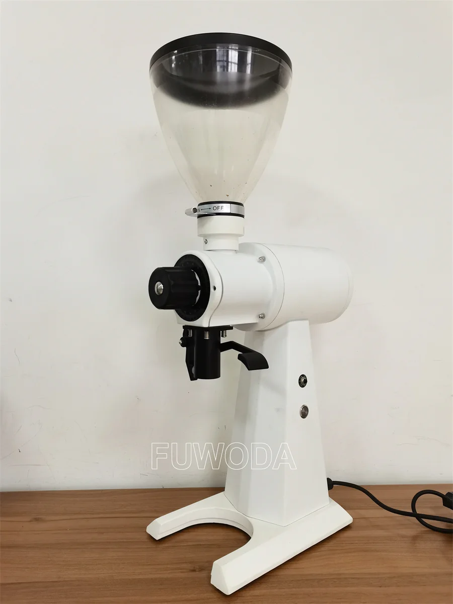 98mm Flat Burr Coffee Beans Grinder Mill Machine Commercial  Coffee Grinder Burr Electric Grinding Coffee Mill