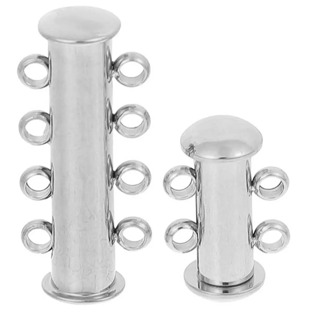 

2Pcs Compact Necklace Layering Clasps Jewelry Connectors Easy to Store and Use Necklace Connecting Clasp Bracelet Clasp