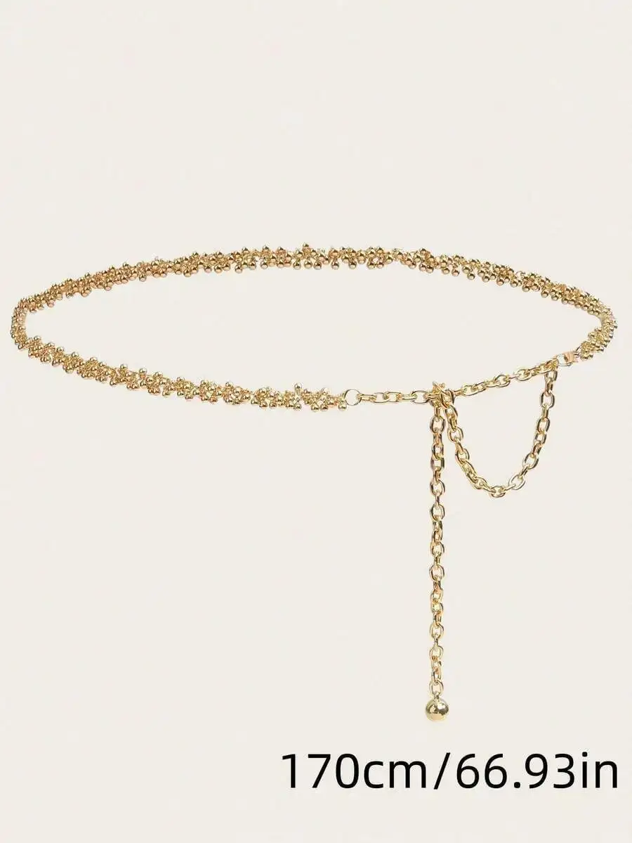 

Minimalist Chic Beaded Waist Chain For Women Summer Autumn Street Party Daily Wear
