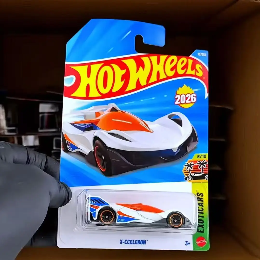 

2026-75 Hot Wheels Cars X-CCELERON 1/64 Коллекция металлических литых моделей игрушечных транспортных средств