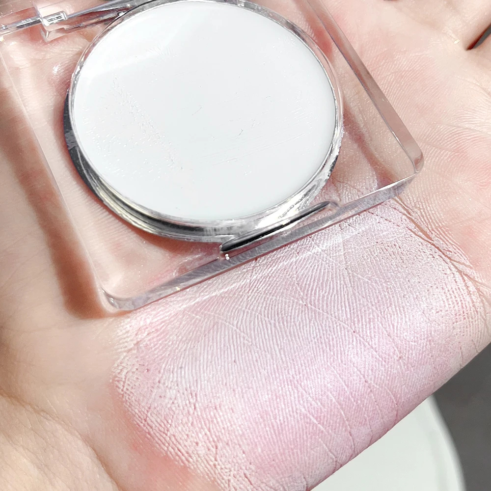 Ombretto bianco opaco evidenziatore crema impermeabile duraturo schiarente viso contorno ombretto trucco tavolozza pigmenti cosmetici