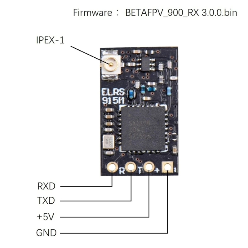 ELRS 915MHZ CRSF Open source taux rafraîchissement élevé Super petit récepteur longue distance contrôle amélioré réponse