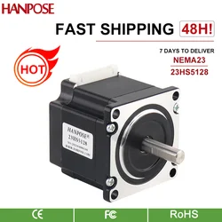 hanpose Nema 23 Stepper Motor 23HS5128 High torque 101N.cm 2.8A 51mm For 3D Printer Monitor Equipment 57 stepper Motor