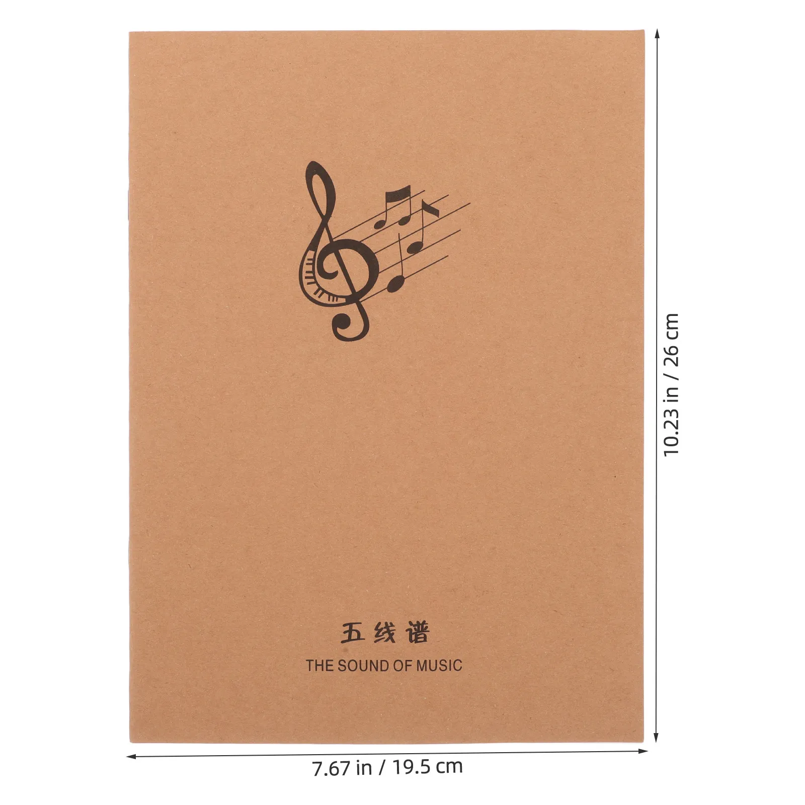 10Pcs Creative Sheet Music Notebook Standard Size Manuscript Paper for Music Practice Composition Portable Five Line Stave Book