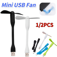 Flexible Portable Mini USB Fan for Power Bank Notebook Computer Summer Gadgets