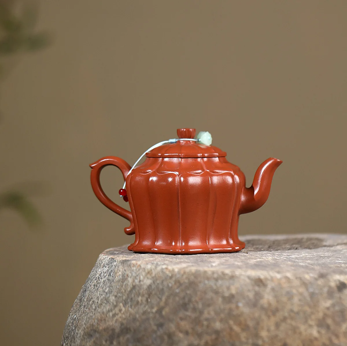 

Handmade Yixing Zisha Teapot Famous Ore Small Coal Kiln Sand Rib Pattern Rhombus GD High-End 310C