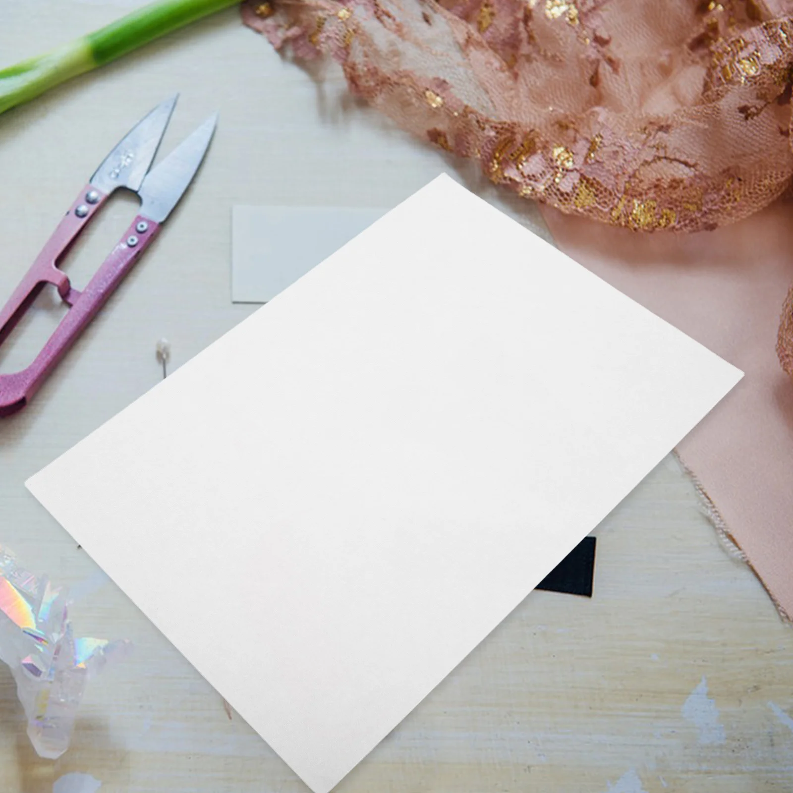 

10 Sheets Self Adhesive Water Soluble Embroidery Paper Non Woven Fabric Sticky Backing for Sewing Patterns Peel and Stick Design