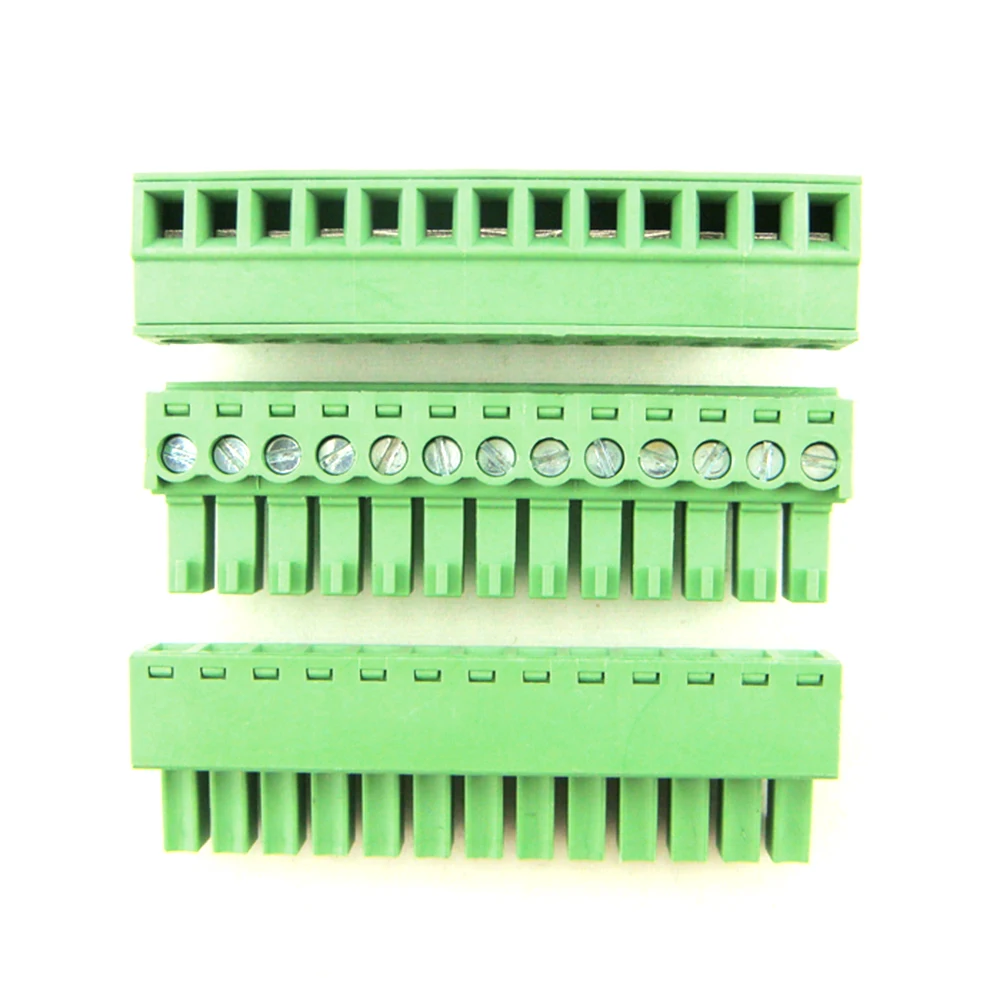 Free Shipping (10pcs/Lot) 15EDG-3.81-13P 13Pin Plug Screw Terminal Block ROHS Connector 3.81mm