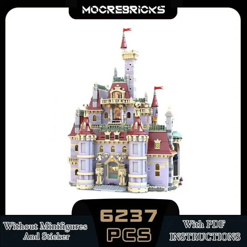 Moc clássico filme série castelo conjunto arquitetura modular tecnologia blocos de construção modelo brinquedos do miúdo tijolos presente