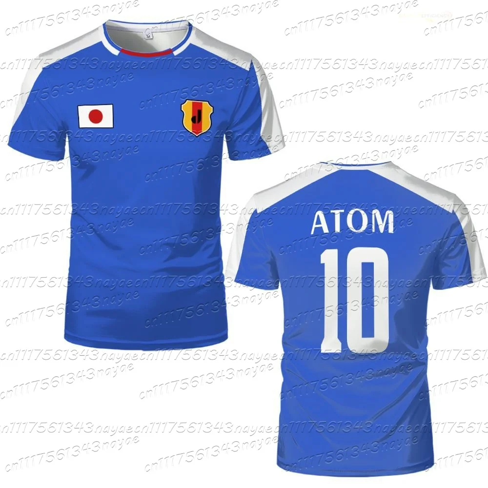 Popular Anime South Kirk Captain Tsubasa T-shirt ATOM LENDERS Role-playing Jersey Men's And Women's Quick-drying Kids Top