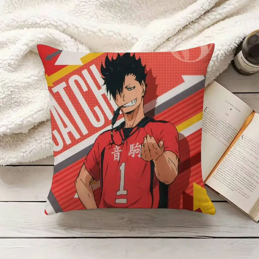T-Tetsuro K-Kuroo Various Sizes Square Pillow Case For Car Home Bedchamber Decor