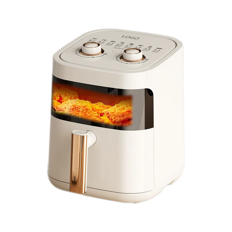 مقلاة هوائية ذكية جديدة سعة 6.5 لتر لعام 2025 مع شاشة عرض مرئية، وطباخ كهربائي متعدد الوظائف 12 في 1، وتخصيص الذكاء الاصطناعي ومزامنة الوصفات