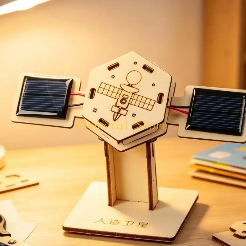 E7CE STEM Solar Satellite Assembly Model for Students and Family Use