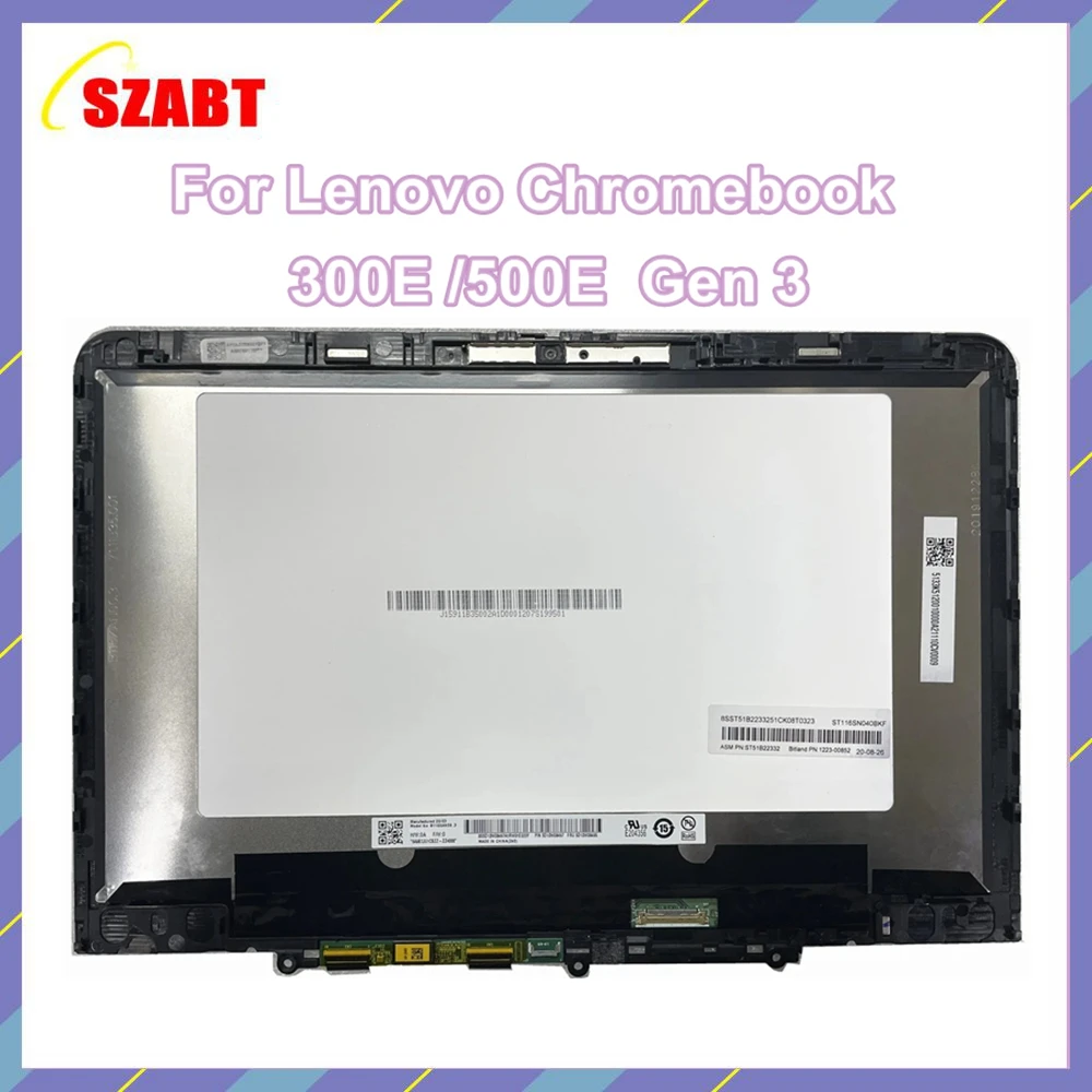 

11.6 Inch touch screen For Lenovo 500E Chromebook Gen 3 Lenovo 300E Chromebook Gen 3 82JA 82J9 82JC 82JB 5D11C95886