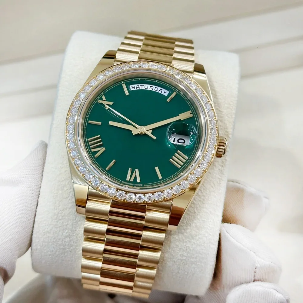 أحدث طراز لعام 2025 ساعة رجالية فاخرة كلاسيكية جديدة محدودة ساعة ميكانيكية أوتوماتيكية بالكامل متعددة الوظائف ساعة رجالية عصرية