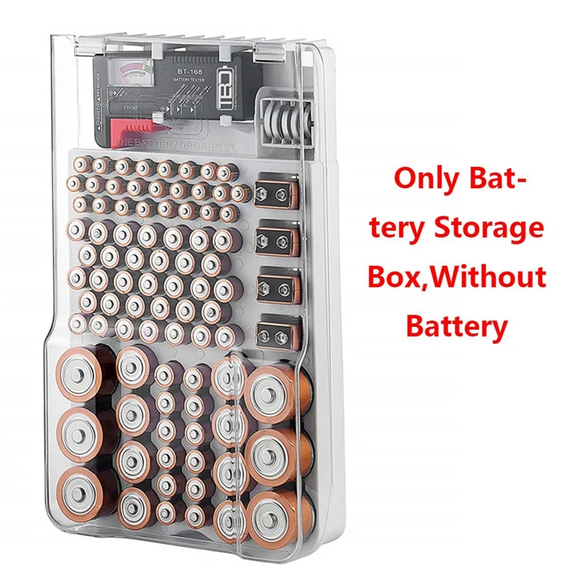 Battery Capacity Test Instrument Battery Strength Indication Organizer Multifunctional Battery Organizer