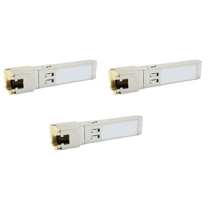 

3X гигабитный модуль RJ45 SFP 10/100 Мбит/с SFP, медный Трансивер RJ45 SFP, гигабитный коммутатор Ethernet