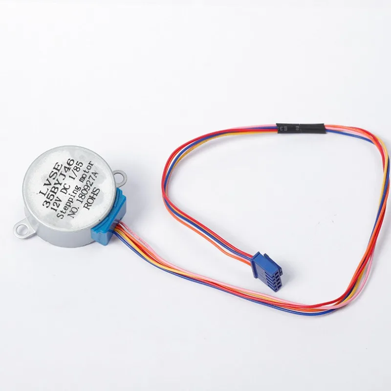 35BYJ46 12V PM Geared Stepper Motor 1/85, 4-Phase 5-Wire for AC, Smart Toilet, Medical Device