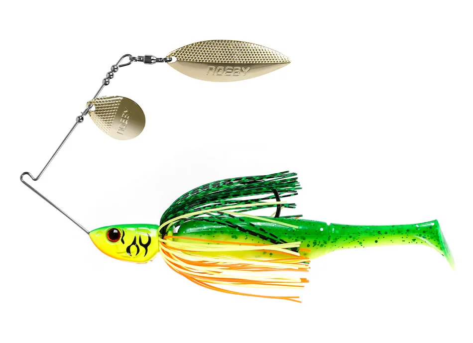 Noeby Spinnerbait 10,5g 14g 21g 28g Doppel Willow Klinge Nadel Stinger Haken Löffel Draht Köder für Bass Hecht Metall Jig Angeln Köder – Detail 10