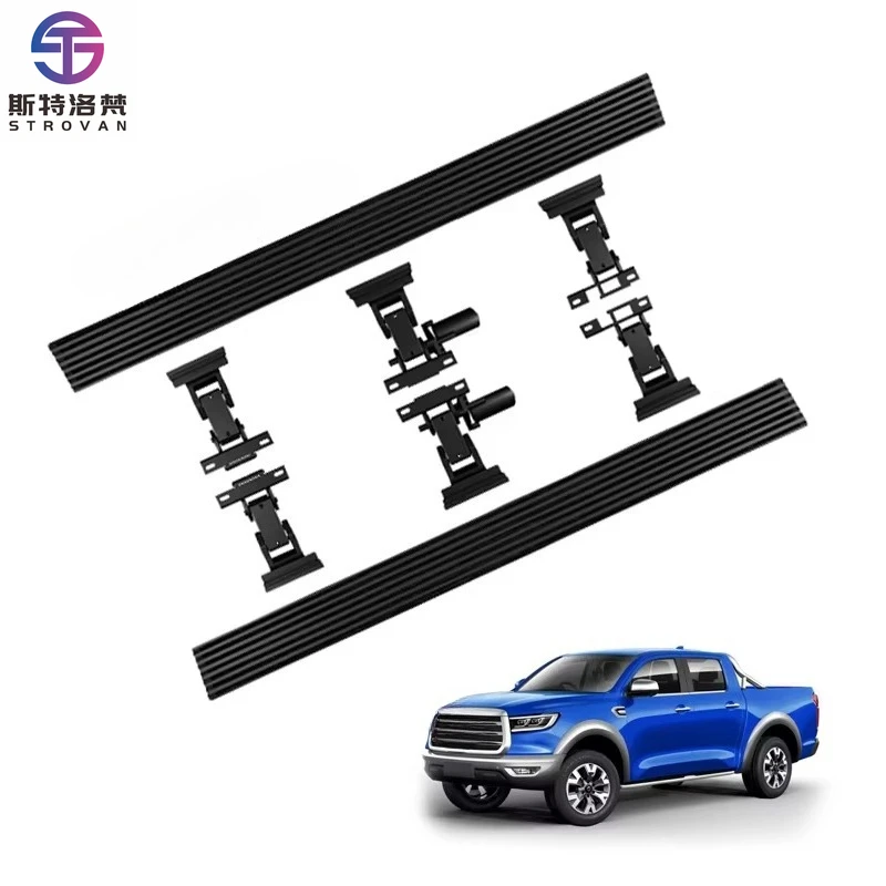 

STLF CLRAK 4x4 GWM KingKong Poer Car Body Kit Power Pedals Side Steps Light Electric Running Boards for GWM POER