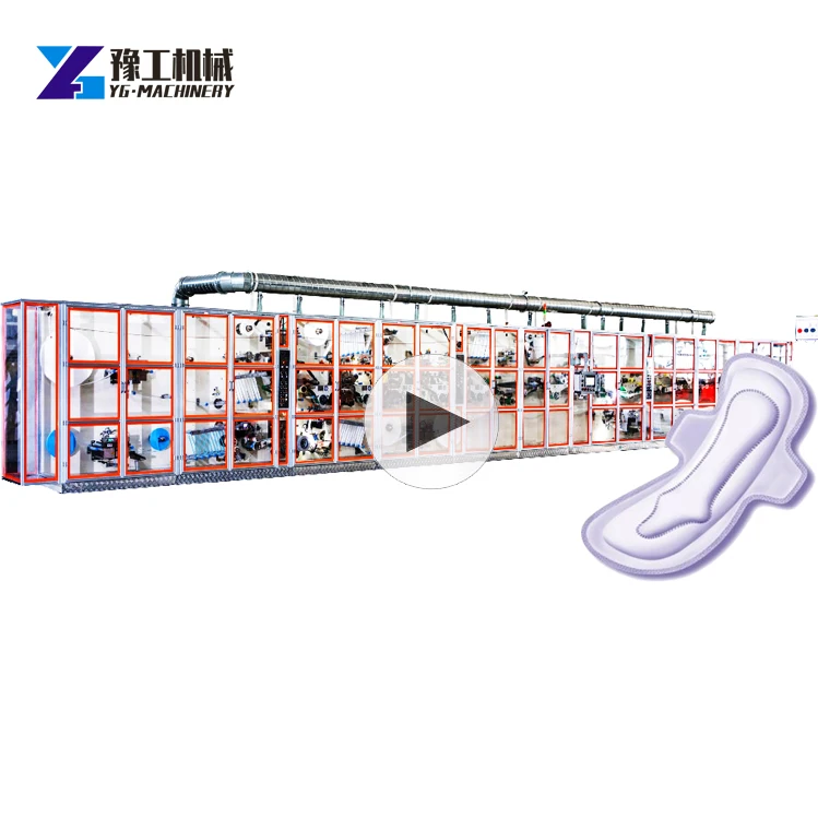 YG Brand Low Cost Cloth Sanitary Napkin Glue Making Machine Price for Sale