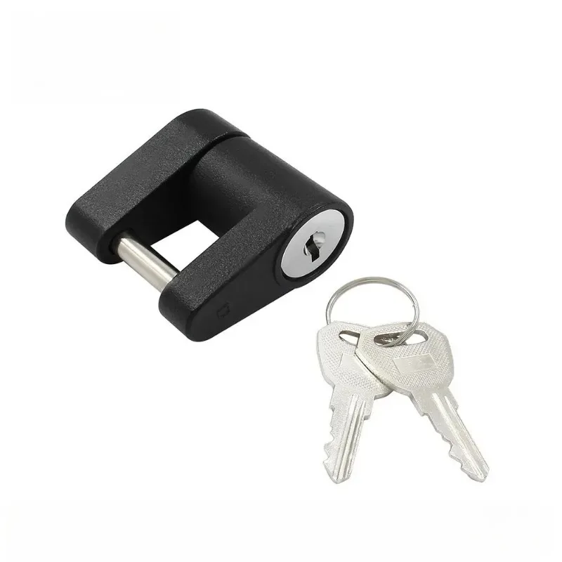

1/4" Zinc Alloy Small Trailer Hitch Coupler Lock Anti-Theft Trailer Hitch Connector Tongue Locks Lockstitch Truck Accessories