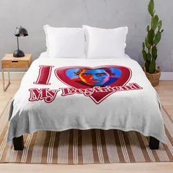 Miguel Ohara - I love my boyfriend Throw Blanket Soft Plush Plaid Blanket For Baby