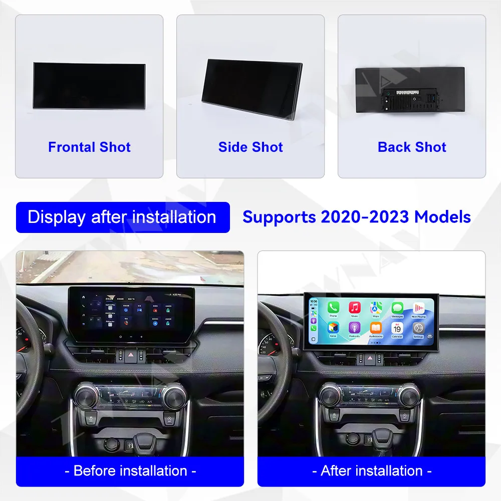 Car Interior Accessories For Toyota RAV4 2020-2023 Android 15 15.8 Inch Radio Audio Stereo Head Unit Car Gps Multimedia Player