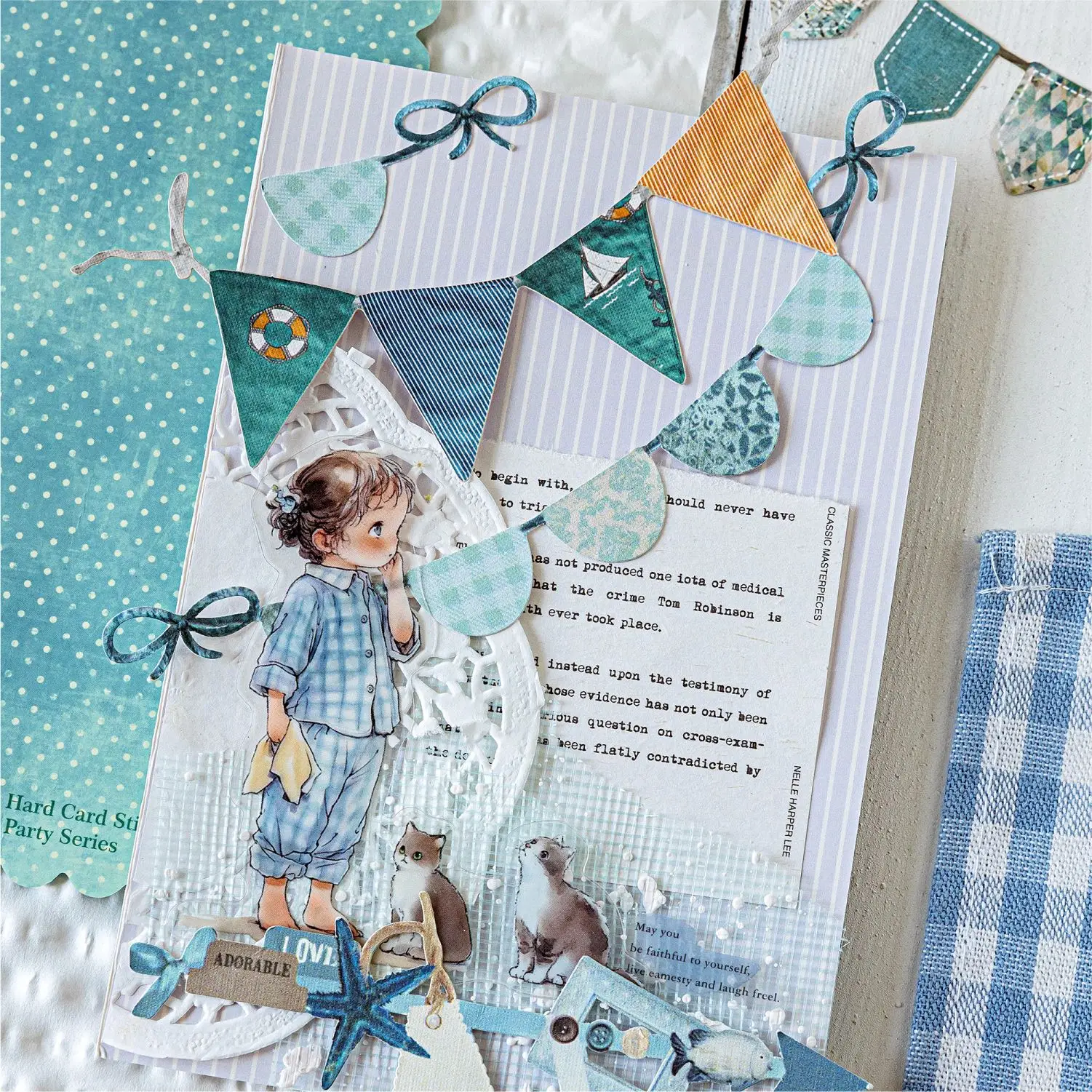 

Набор из 1/2 упаковок: Винтажные креативные наклейки-полоски ручной работы для вечеринок, для дневников, DIY-проектов и создания сцен, коллажные наклейки