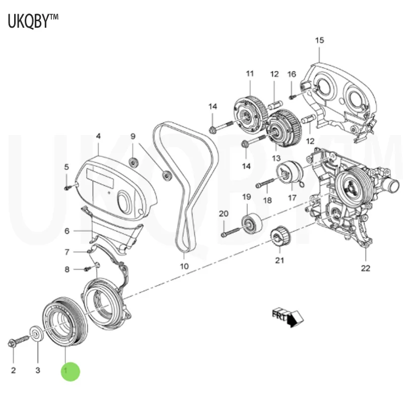 بكرة العمود المرفقي للمركبات الكهربائية ، قطع غيار السيارات ، مناسبة لـ 09-15 Cr uz e Ji en g ive ce ll ،