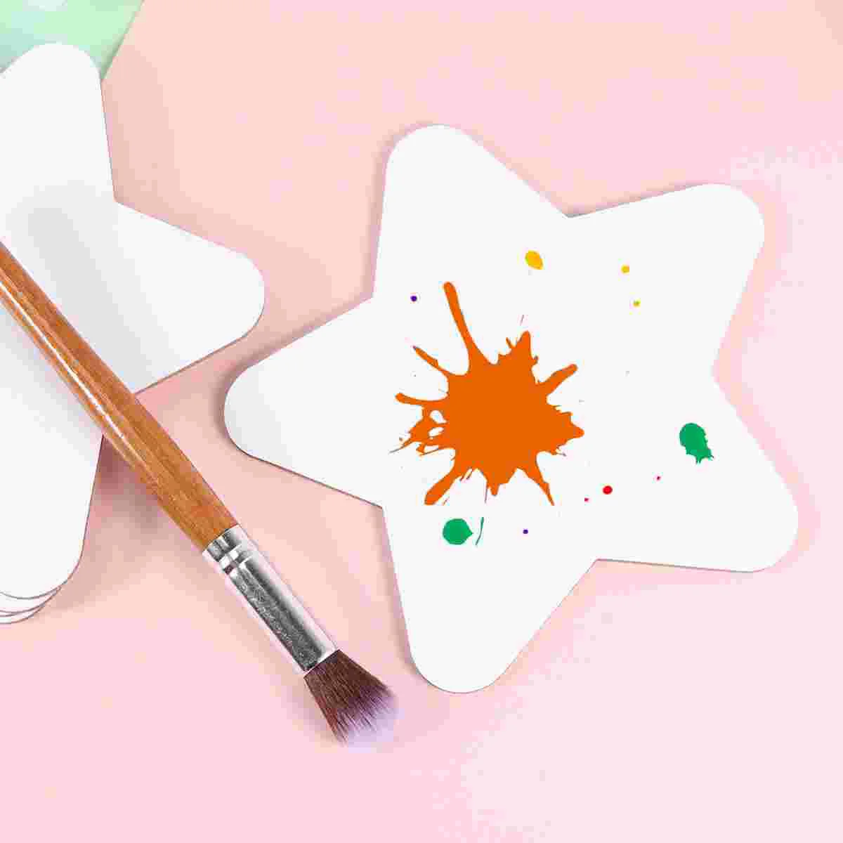 Star Shaped Cotton Frame Canva Oil Painting Board Artist Drawing Boards Canvas Stretched Panel