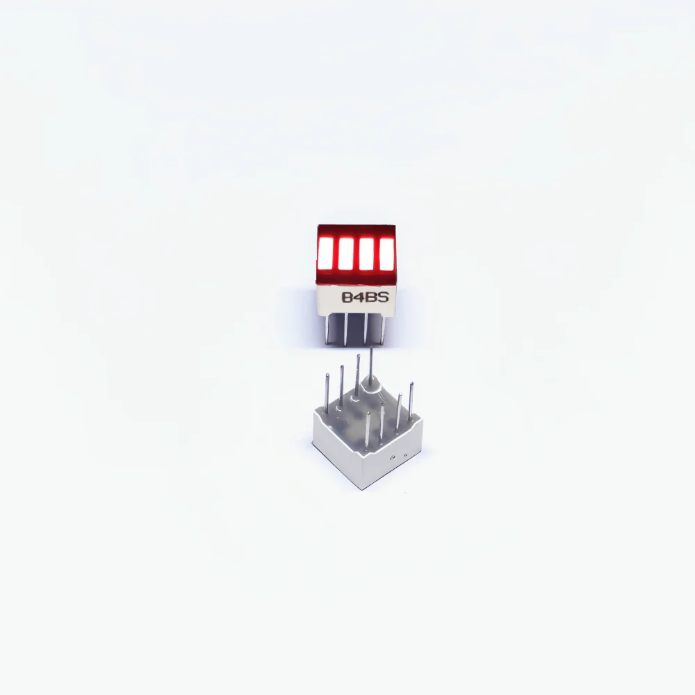 10PCS LED Display Module 4 Segment Bar Graph Ultra Bright Red Green Blue Yellow White Colors Multi-color Bar-Graph Module DIY