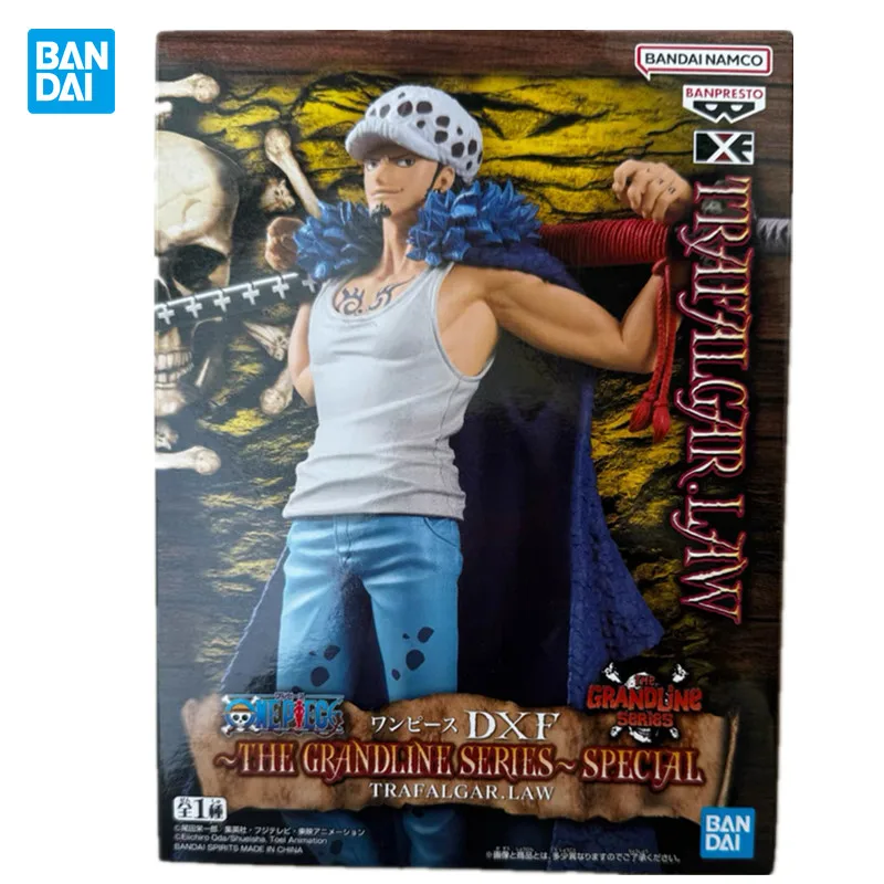 

Bandai Original BANPRESTO Аниме ONE PIECE DXF Trafalgar D. ПВХ Фигурка Water Law, Коллекционная модель игрушки, подарки