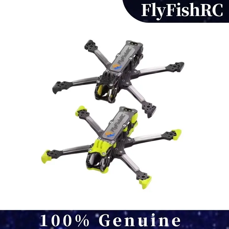 

FlyFishRC Volador II VX5 O4 5inch Freeform T700 Frame Kit Compatible with DJI O4 Air Units Pro for RC Racing Drone
