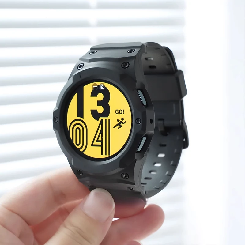 Силиконовый ремешок + чехол для ПК для Samsung Galaxy Watch 7/6/5/4 40 мм 44 мм, новый комплект модов для Samsung SmartWatch, спортивный браслет-петля