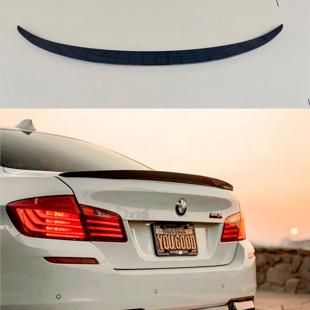 For BMW F10 F18 Spoiler ABS Material Car Rear Wing Primer Color Rear Spoiler for BMW M5 520i 528i 535i 530i 525i F10 F18 Spoiler