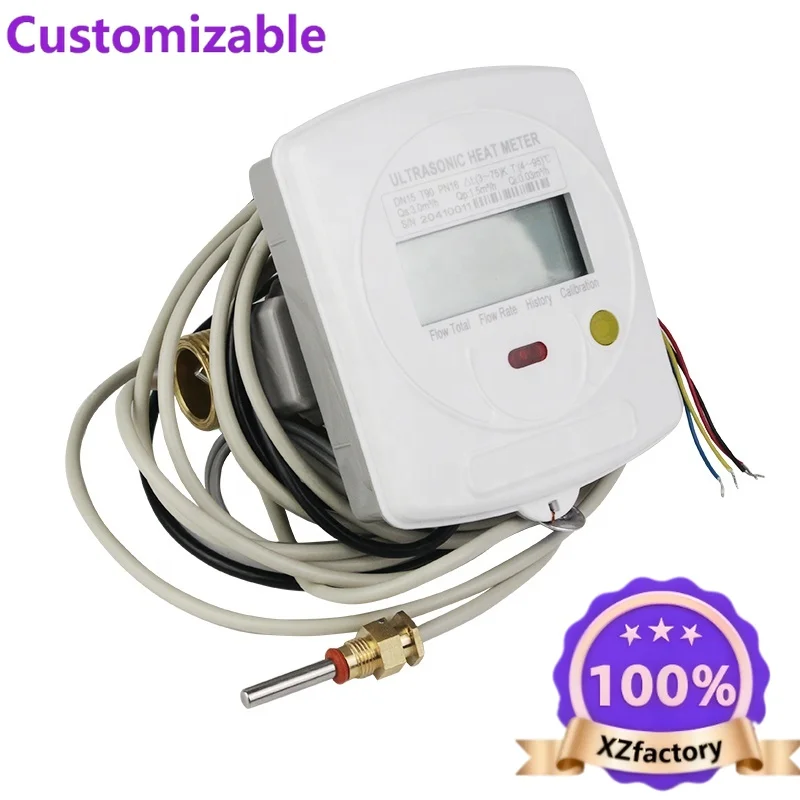 Factory Direct 2026 Misuratore di calore ad ultrasuoni digitale Btu Dn25 con impulso Rs485 Mbus