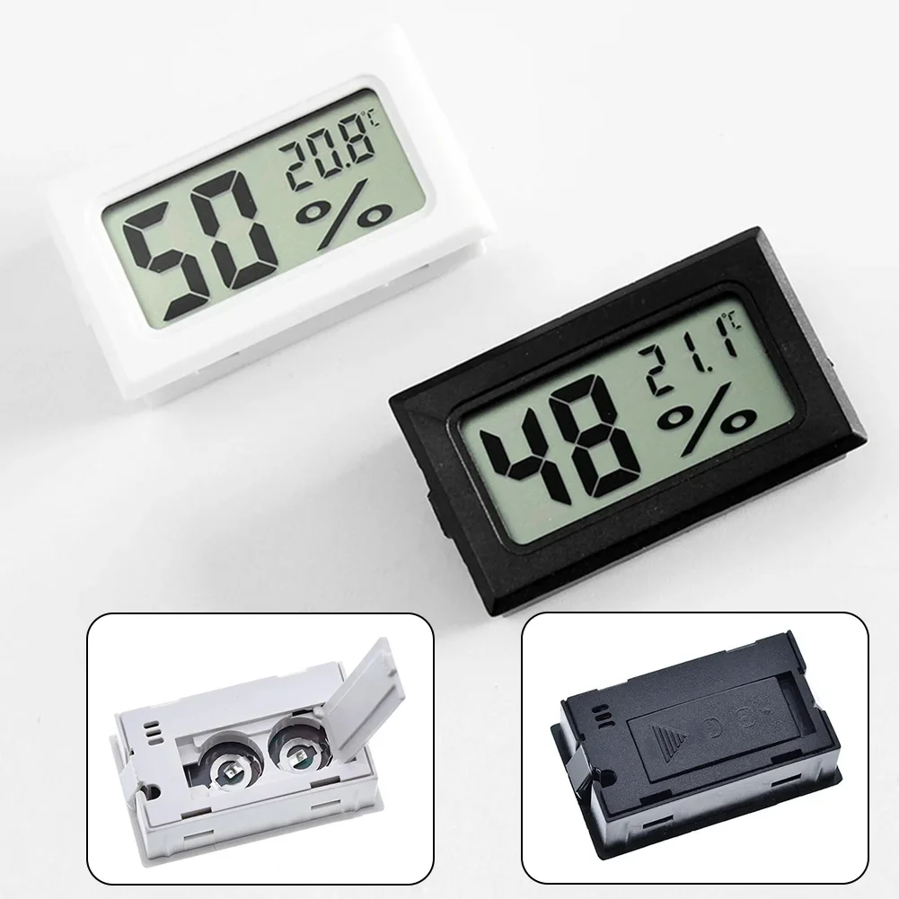 

For Home Temperature Station Digital Thermometer Thermometer 48*28.6*15.2mm FY-11 Humidity Display LCD Display