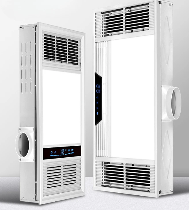 

Интегрированный мощный тепловентилятор для ванной комнаты с функцией вытяжки теплого воздуха, трехконтурный нагреватель воздуха, вентилятор Yuba, универсальное устройство.