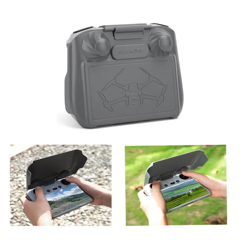 2 in 1 DJI RC Remote Control With Screen Protective Hood Scratch Resistant Case Cover For DJI Mini 3 Pro Drone Accessories