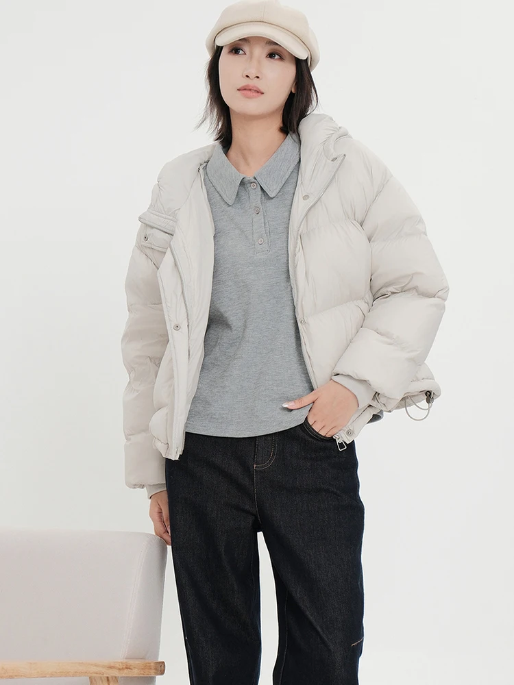 

Зимняя женская куртка-пуховик с капюшоном Bukhara Original, на молнии, теплая, утолщенная, повседневная, длинная, модная