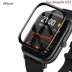 Tempered Soft Glass For Amazfit GTS 3 2 2e Mini Screen Protector Fiberglass ultra-thin Full Protective TPU flim Accessories