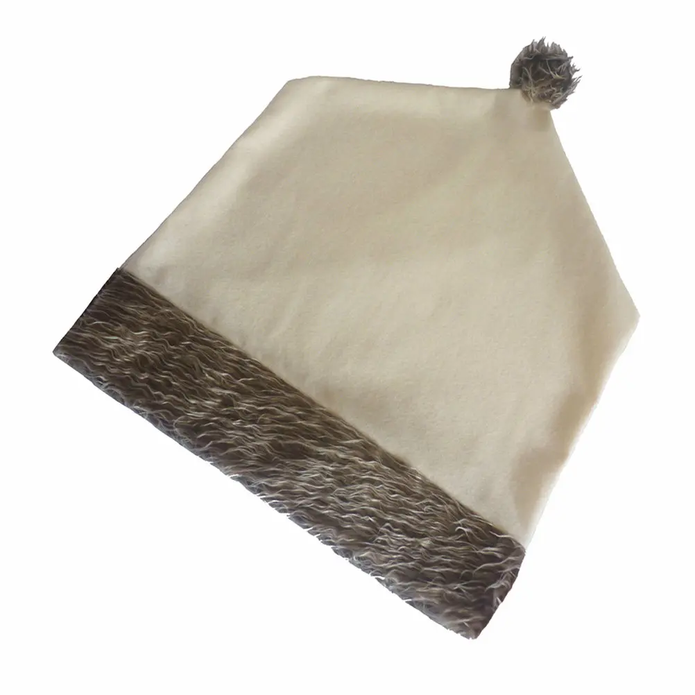 Christmas Chair Cover Brown Removable Seat Back Protector Decorative Case Fits Most Dining Chairs Home Party Office