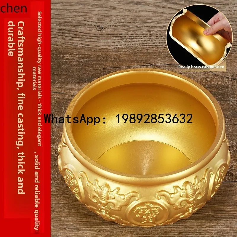 

H3-31 pure brass, incense offering to the God of Wealth, special Buddha incense inserting incense, indoor burner cornucopia